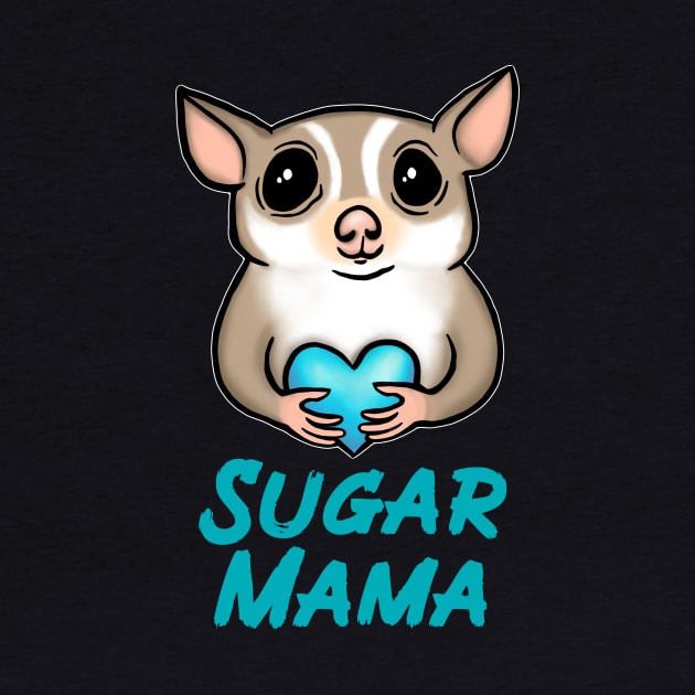 Sugar Mama, Blue, for Sugar Glider Lovers by Mochi Merch